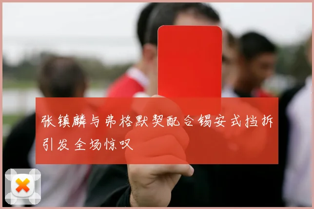 张镇麟与弗格默契配合锡安式挡拆引发全场惊叹